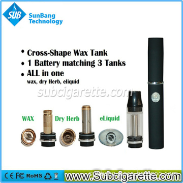 Dry Herb Wax Atomizer Max Vapor Electronic Cigarette E Cig with Dry Herb Attachment